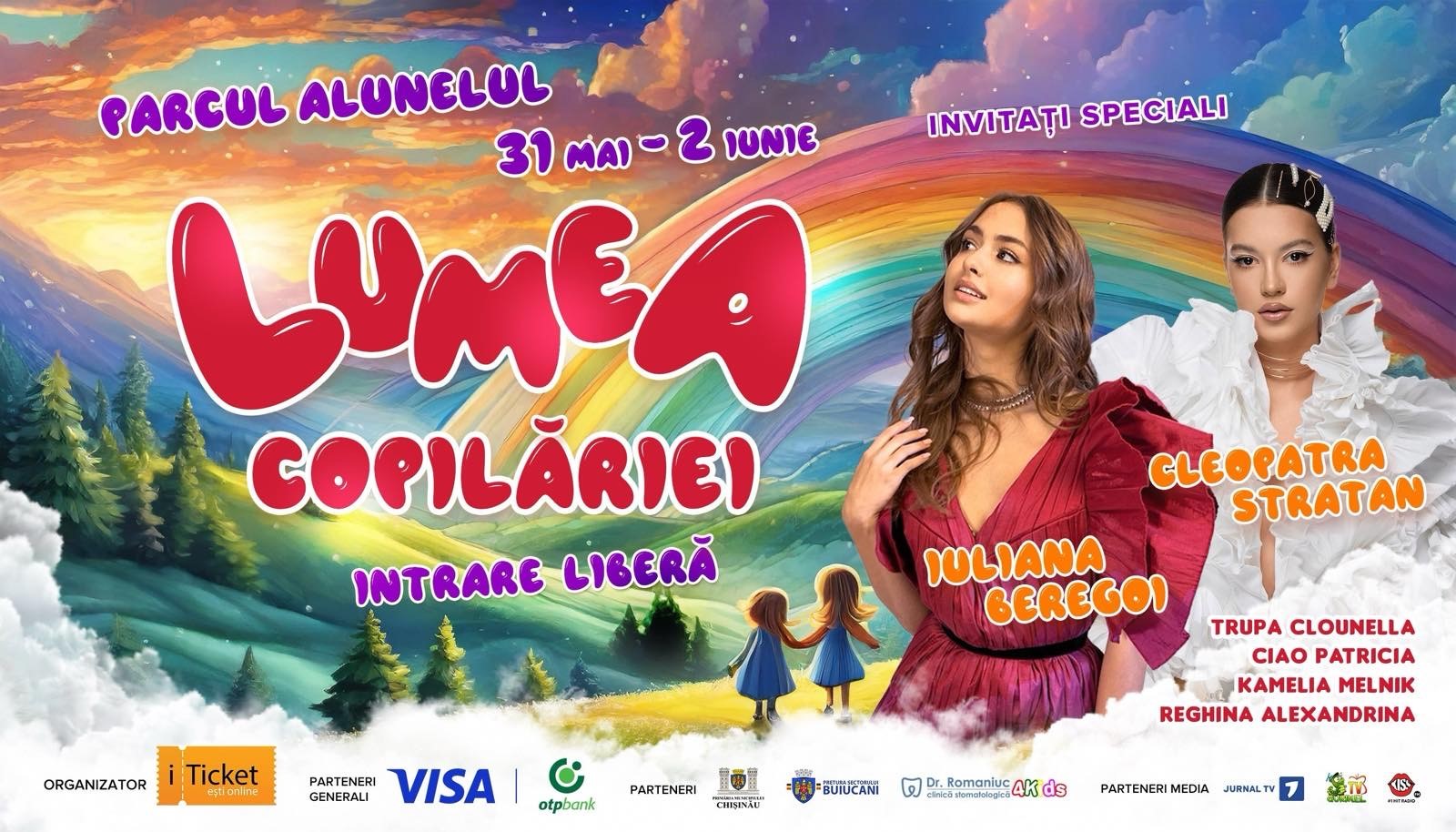 Distrează-te și câștigă premii cu OTP Bank și Visa la festivalul ”Lumea Copilăriei”